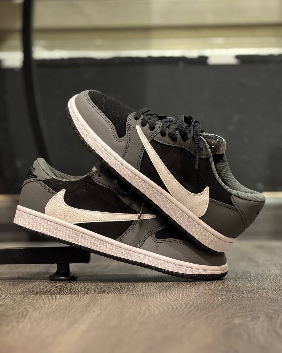 Air Jordan 1 Low x Travis Scott “Reverse Mocha Grey/Black” – Web
