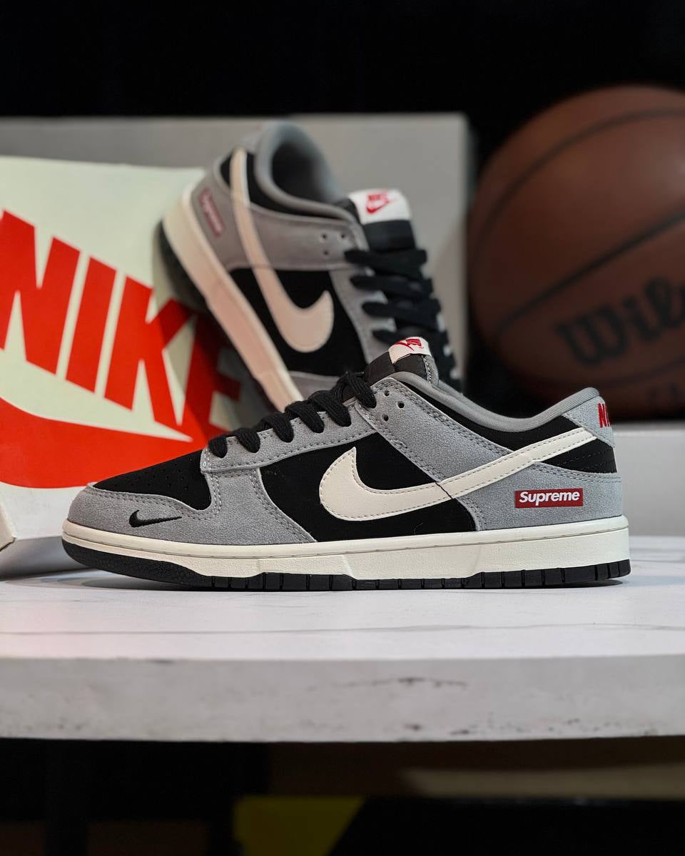 Nike SB Dunk Low x Supreme – Black/Grey – Web Monkey Shoes