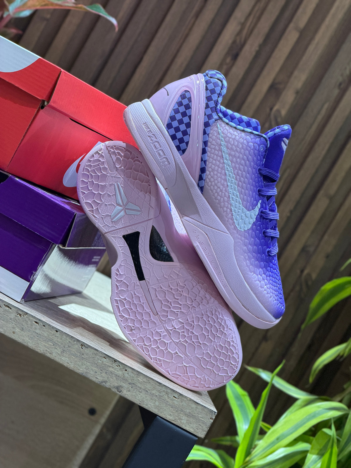 Nike Kobe 6 Protro "Purple Checkerboard"