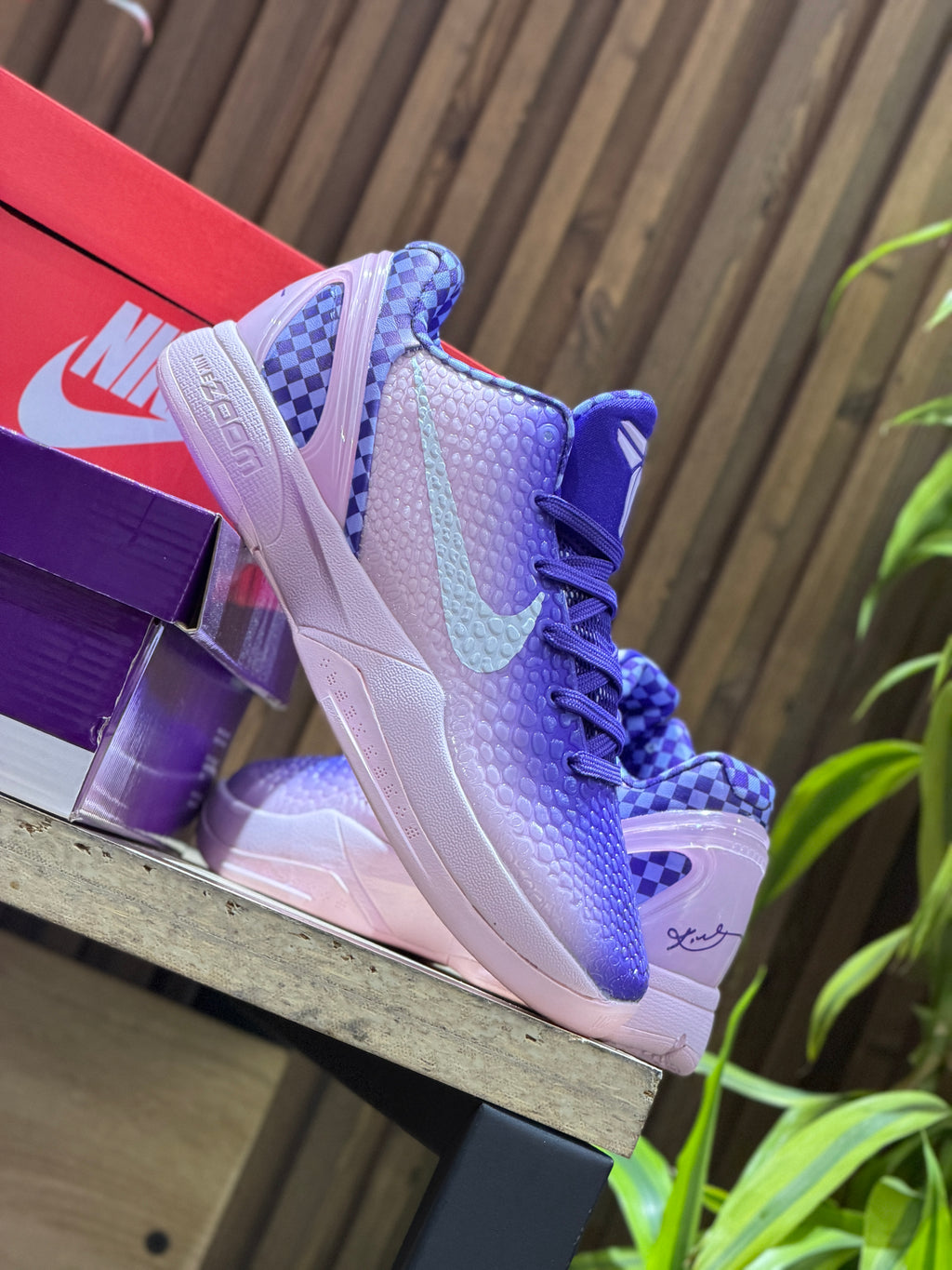 Nike Kobe 6 Protro "Purple Checkerboard"