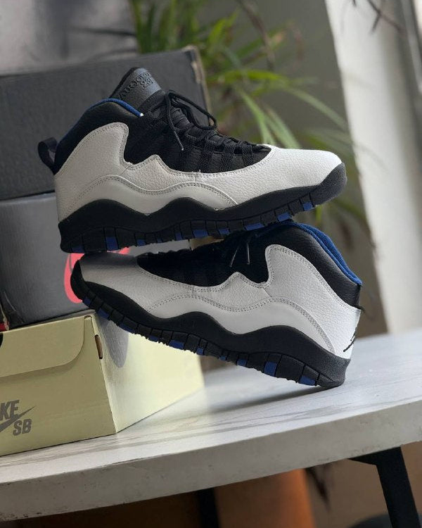 Air Jordan 10 White Black Blue