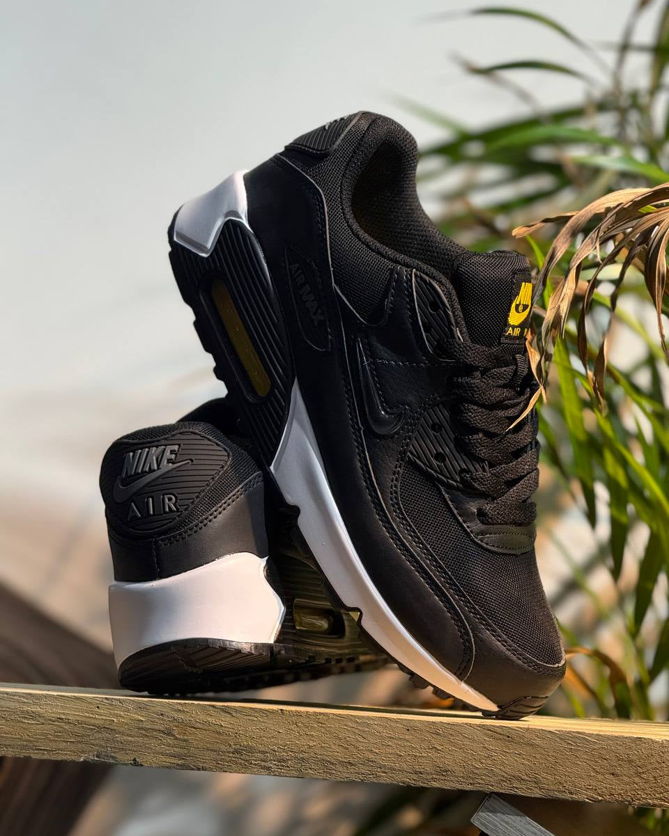 Nike Air Max 90 – Black / White / University Gold
