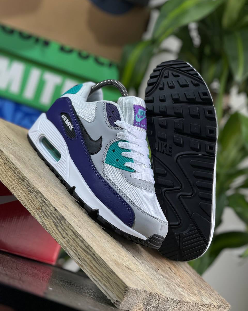 Nike Air Max 90 Retro – Grey / Purple / Teal