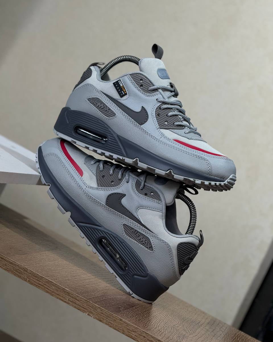 Nike Air Max 90 x CORDURA Grey Dark Grey Red