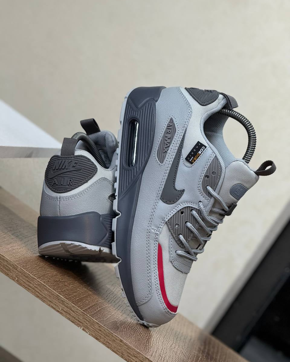 Nike Air Max 90 x CORDURA Grey Dark Grey Red