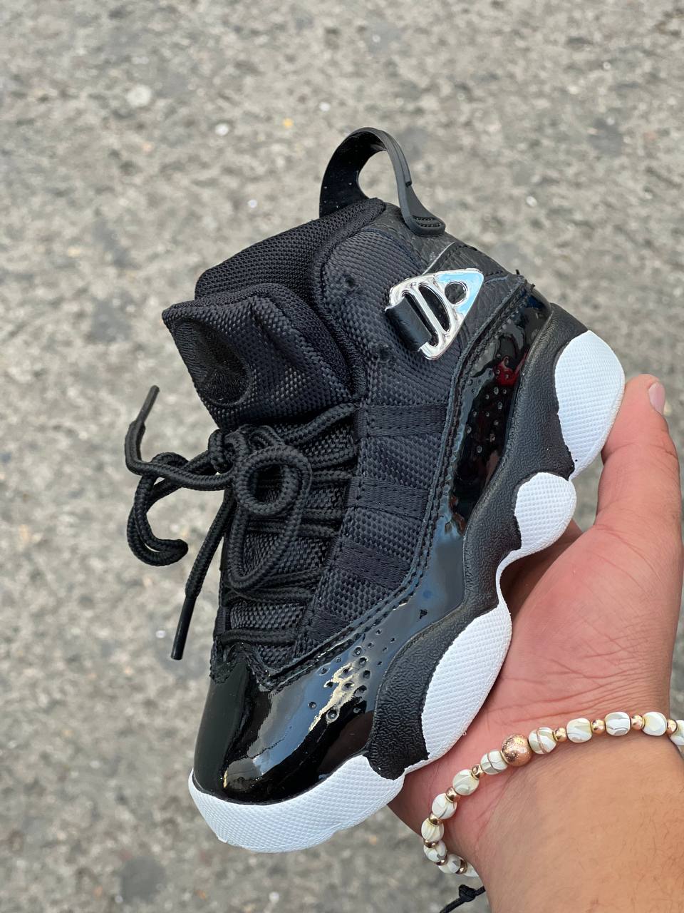 JORDAN 6 ANILLOS NEGRO KIDS