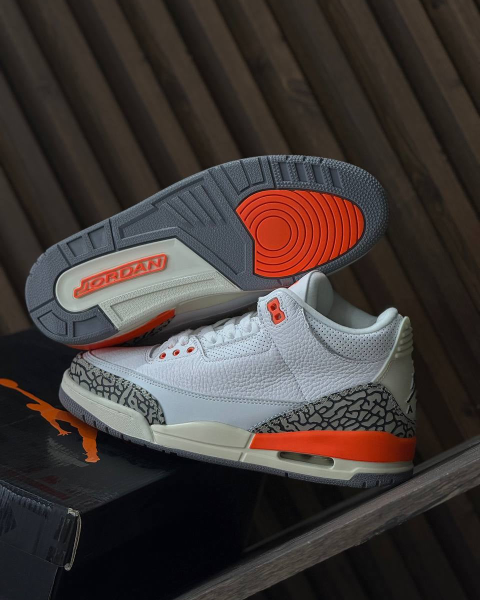 Air Jordan 3 White/Orange