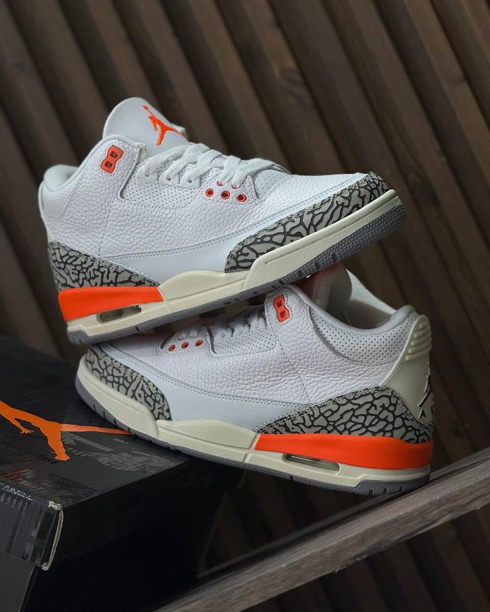 Air Jordan 3 White/Orange