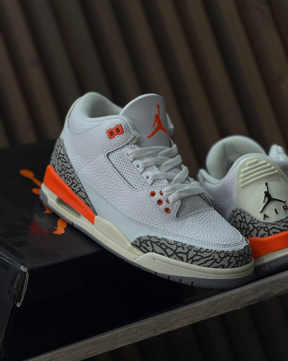 Air Jordan 3 White/Orange