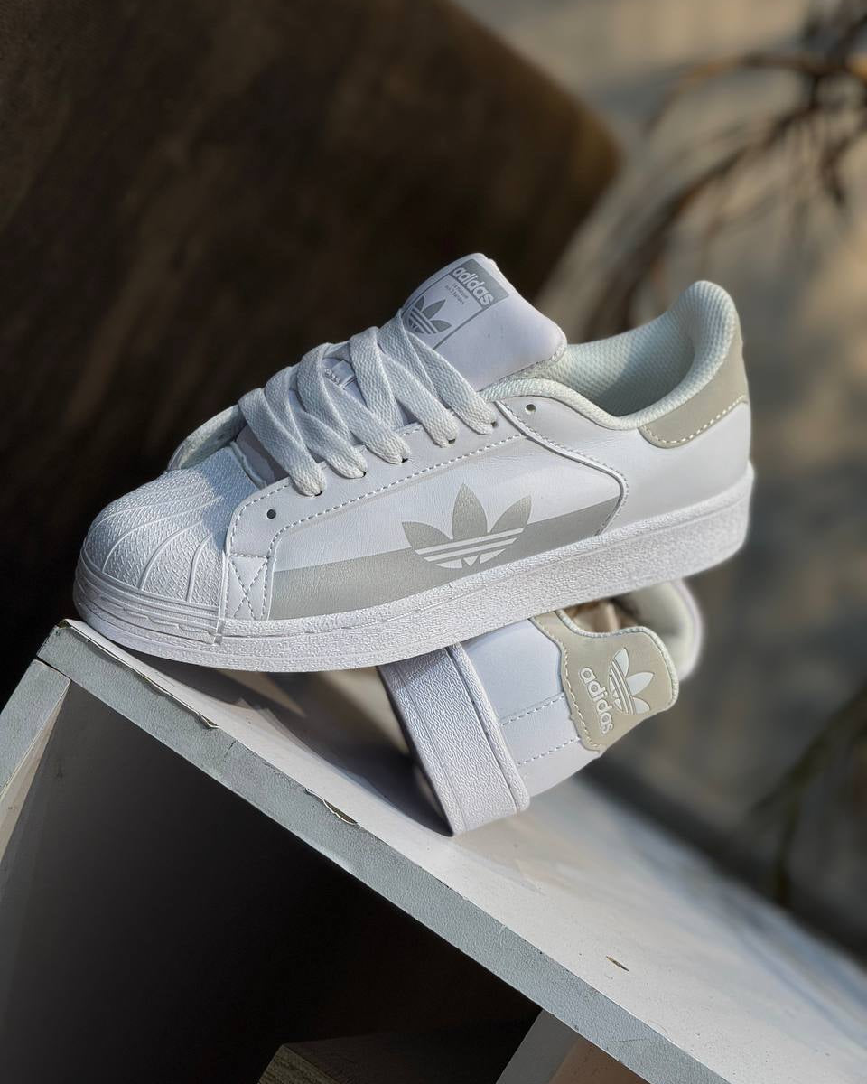 ADIDAS SUPERSTAR WHITE GREY