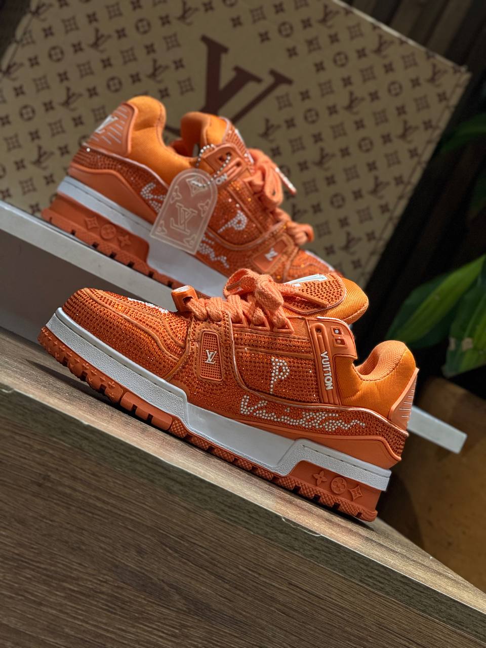 Louis Vuitton Trainer Maxi Naranja