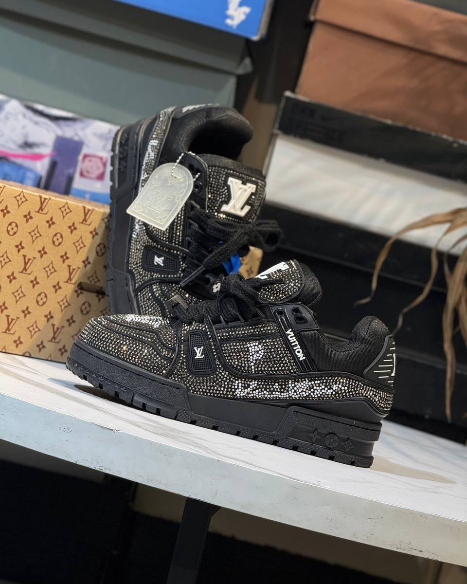 LOUIS VUITTON LV TRAINER CRISTALES SWAROVSKI – Web Monkey Shoes