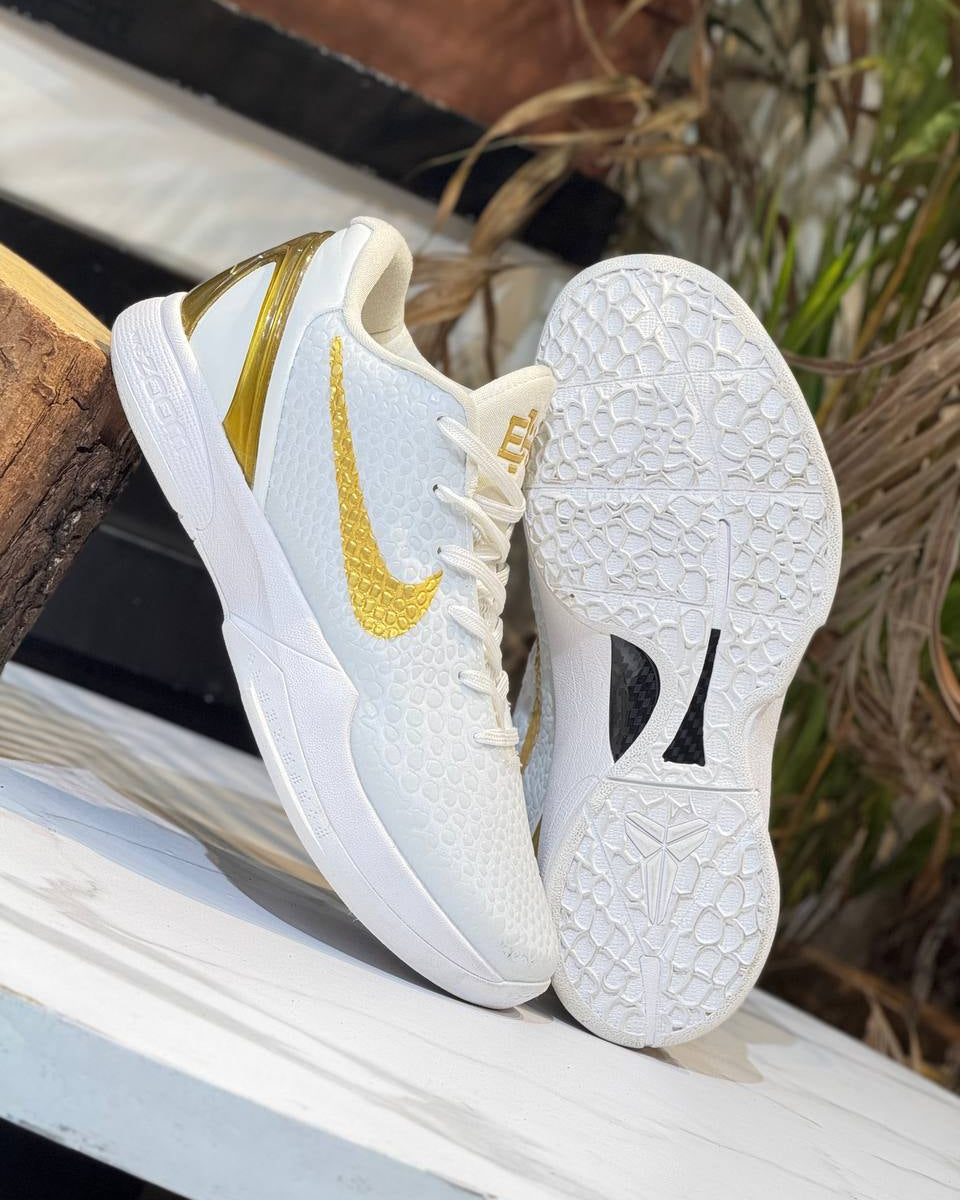 Nike Kobe 6 Protro Blanco/Dorado
