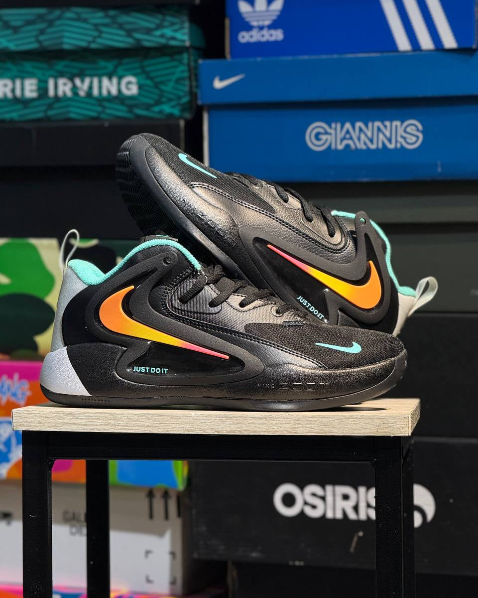 NIKE ZOOM HYPERSET 2 BLACK / ORANGE / TURQUOISE