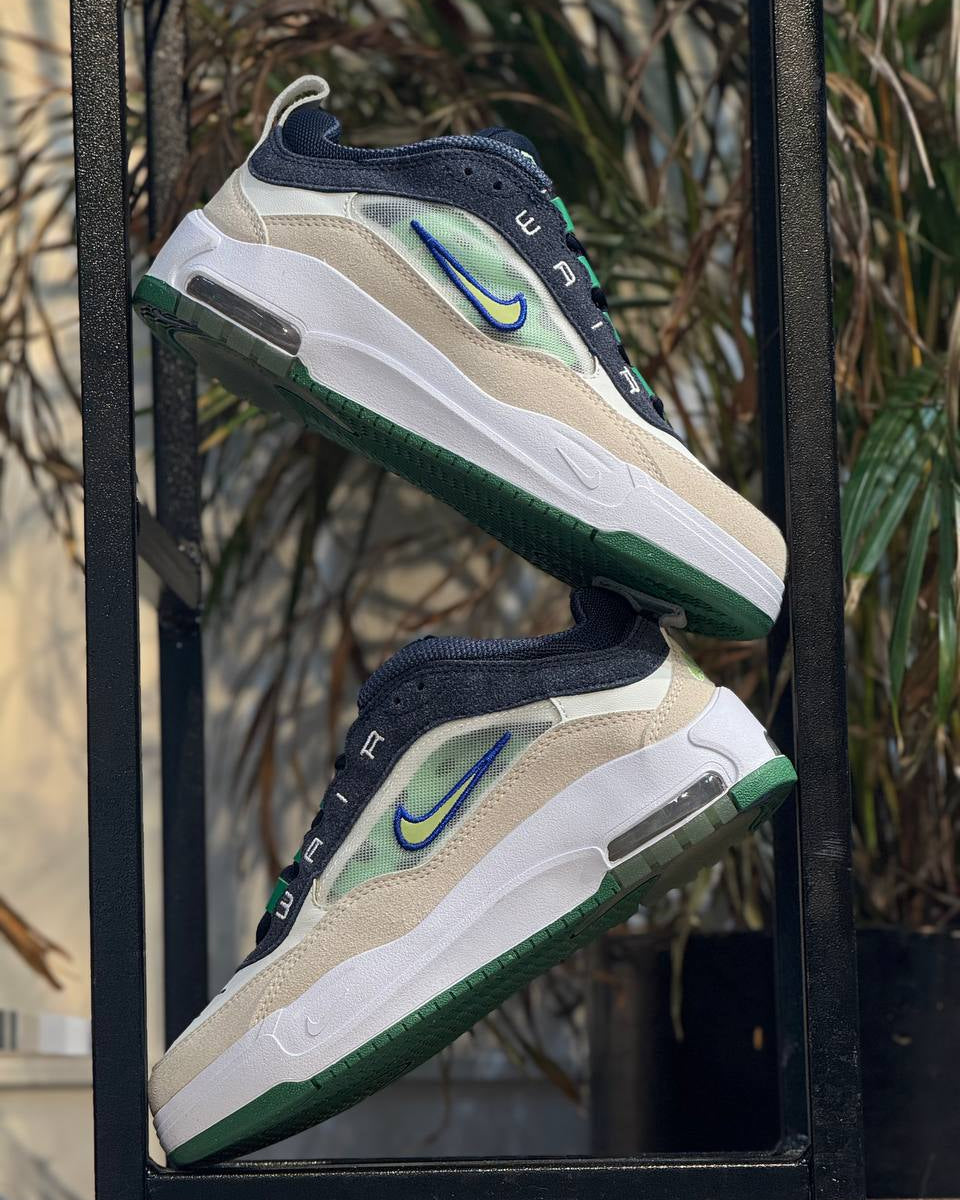 NIKE SB AIR MAX ISHOD WAIR SAIL / GREEN / BLUE