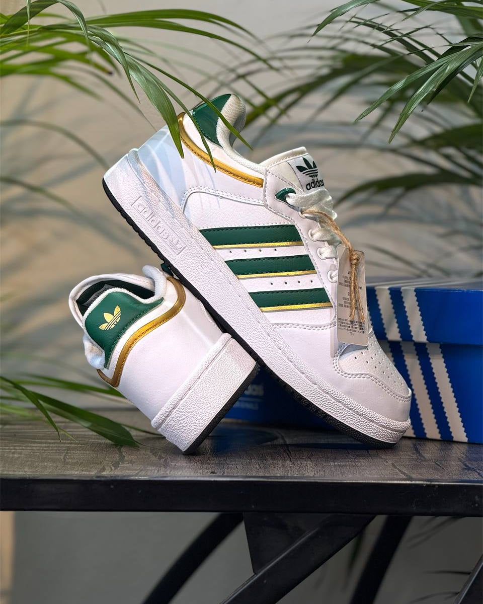 Adidas Forum Low White Green Gold