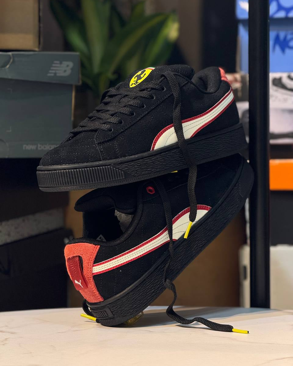 PUMA x Ferrari Suede Black Edition