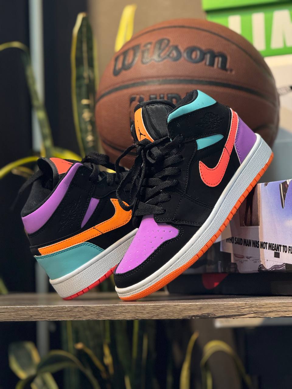 Air Jordan 1 Mid “Multicolor Swoosh”