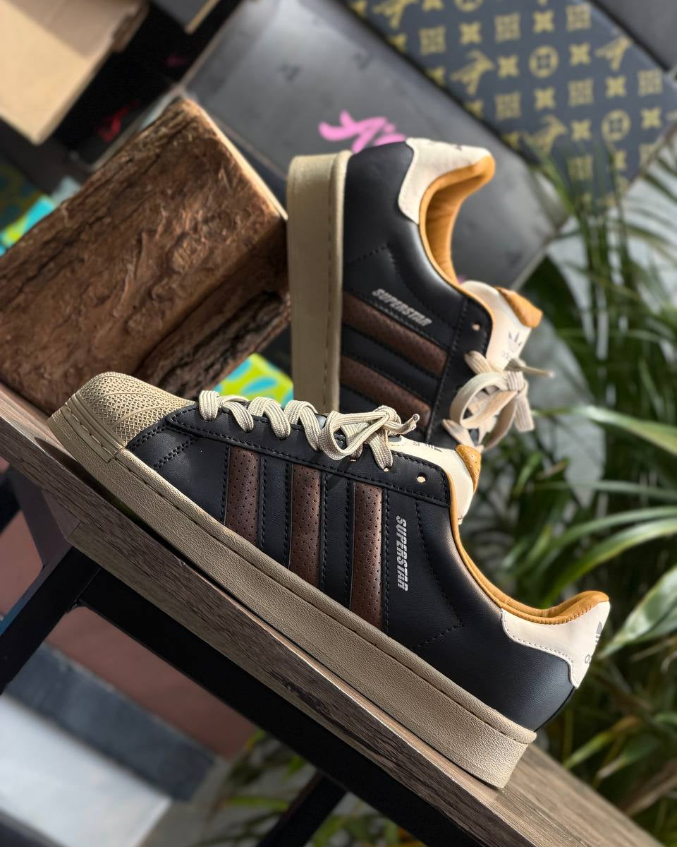 adidas Superstar II “Black Brown”