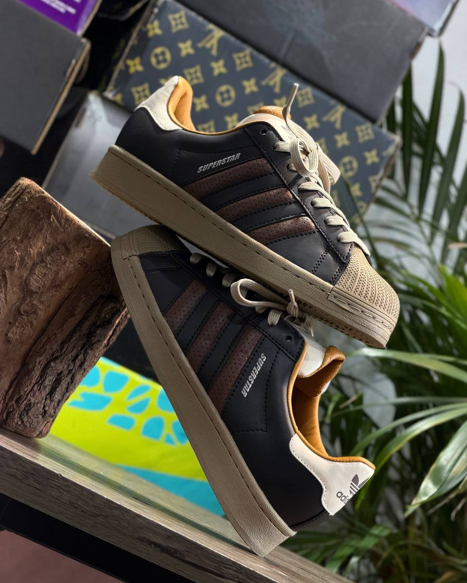 adidas Superstar II “Black Brown”