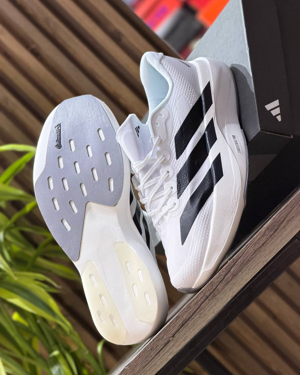 adidas Adizero EVO SL EXO “Cloud White / Core Black / Iron Metallic”