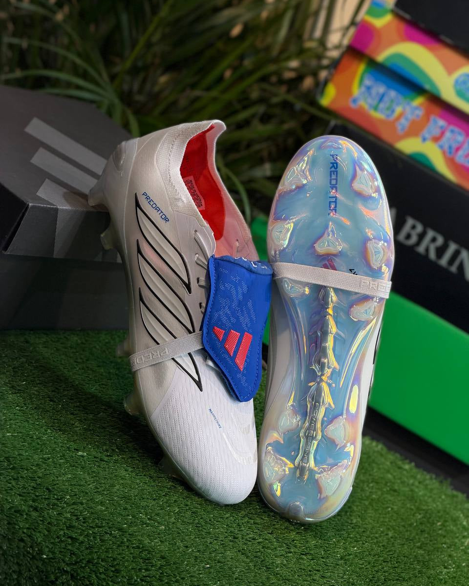 adidas Predator Elite FT FG “Jude Bellingham” Cloud White/Zero Metallic/Royal Blue
