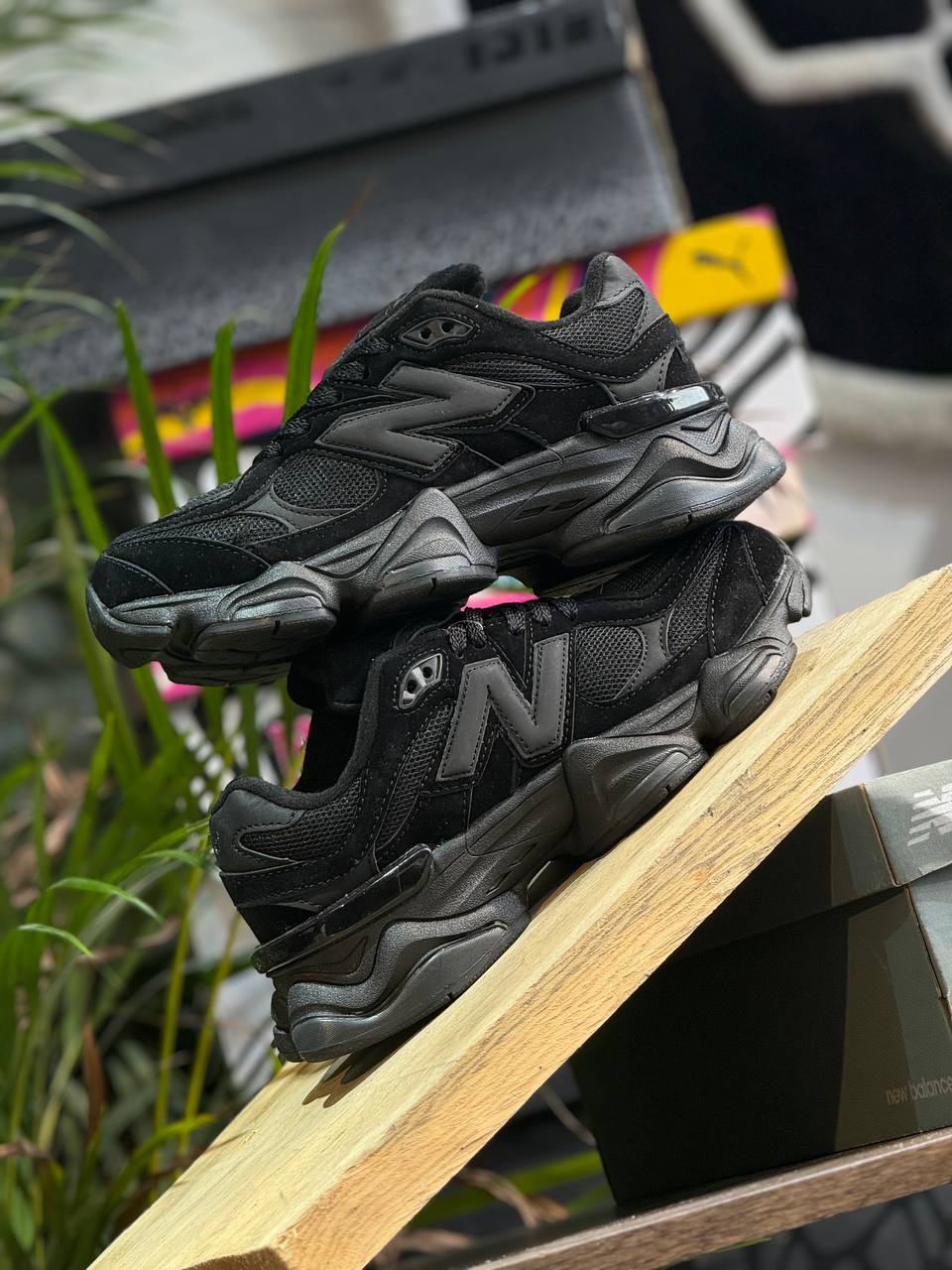 New Balance 9060 “Triple Black” (Black/Black)