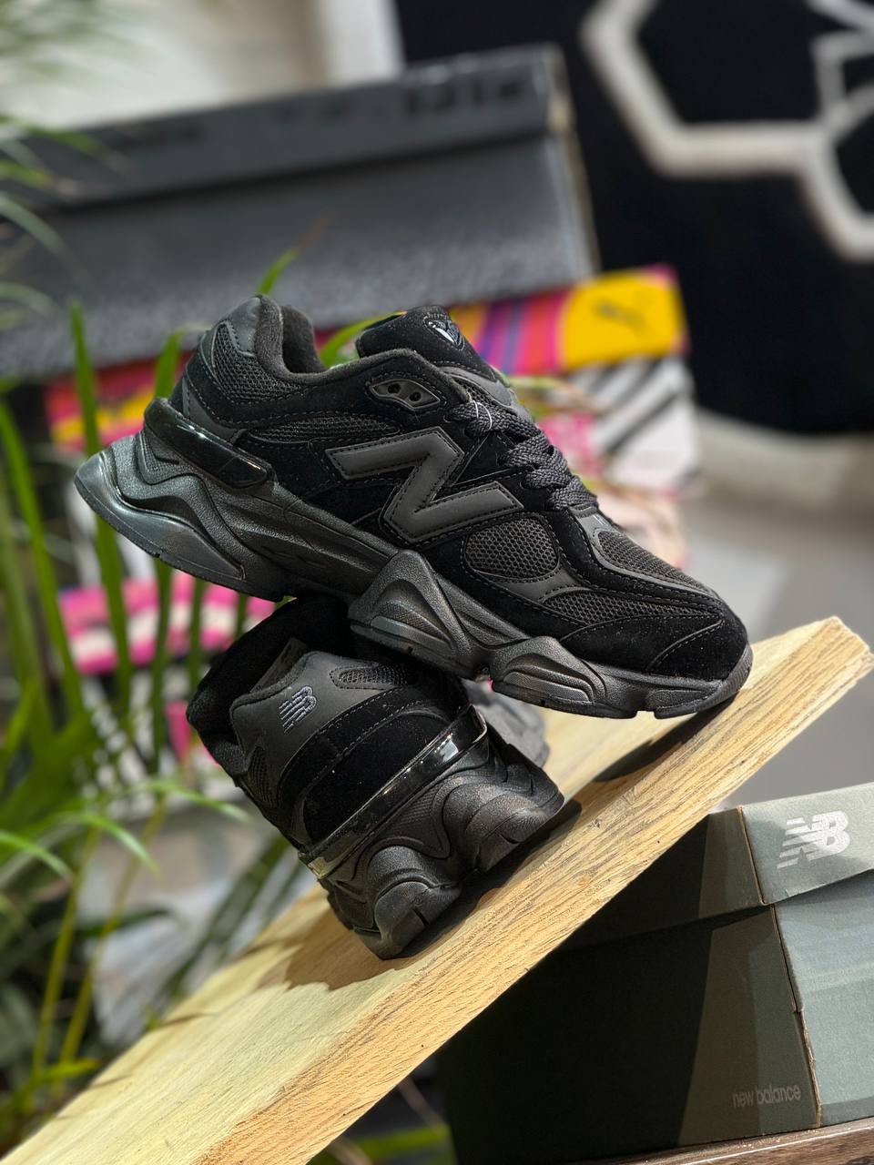 New Balance 9060 “Triple Black” (Black/Black)