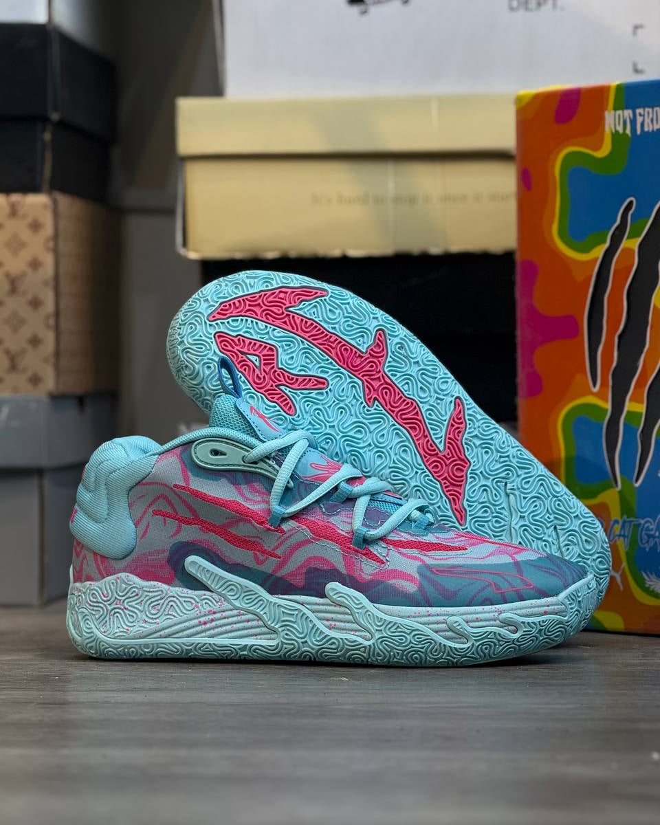 PUMA MB.03 “Melo 3.0” (Aqua / Pink)