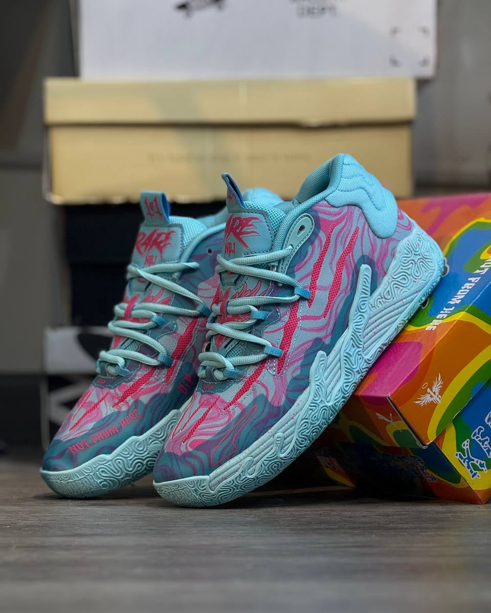 PUMA MB.03 “Melo 3.0” (Aqua / Pink)