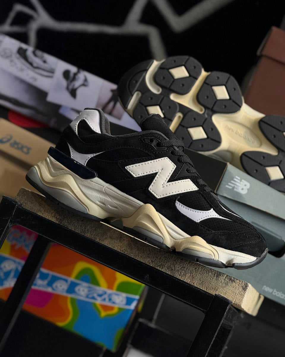 New Balance 9060 (Black / White / Cream)