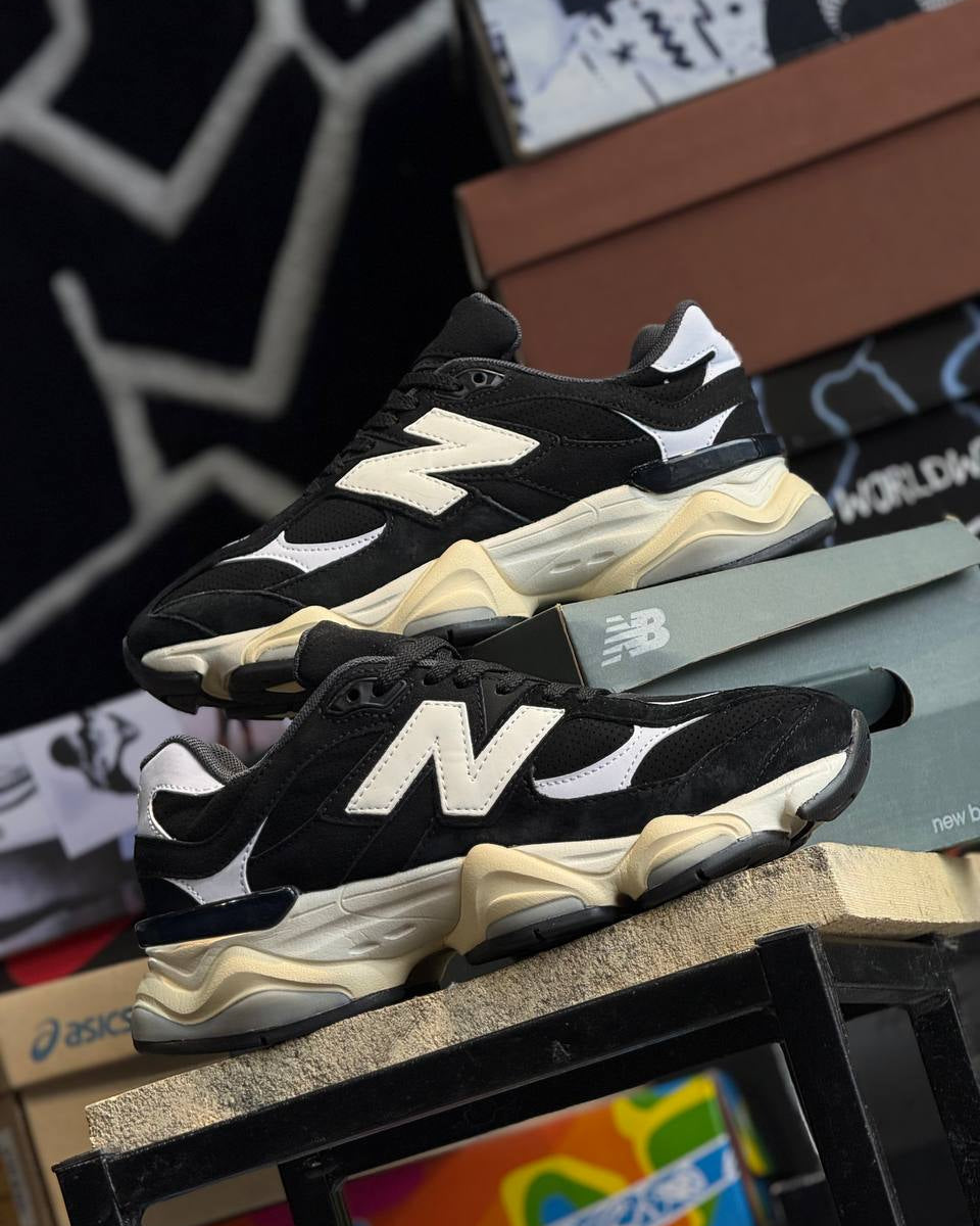 New Balance 9060 (Black / White / Cream)