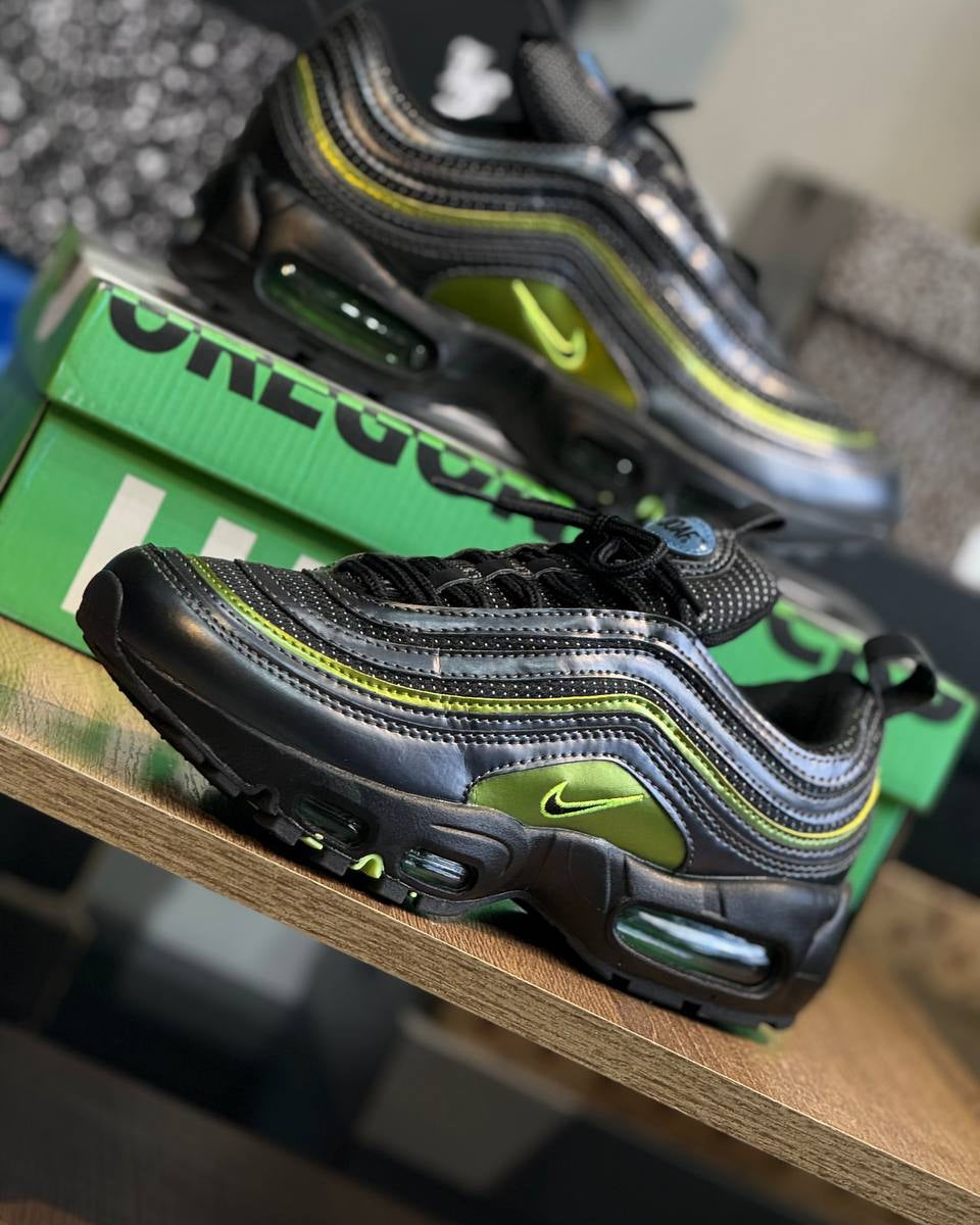 Nike Air Max 95 “Oregon Ducks” (Black / Volt Green)