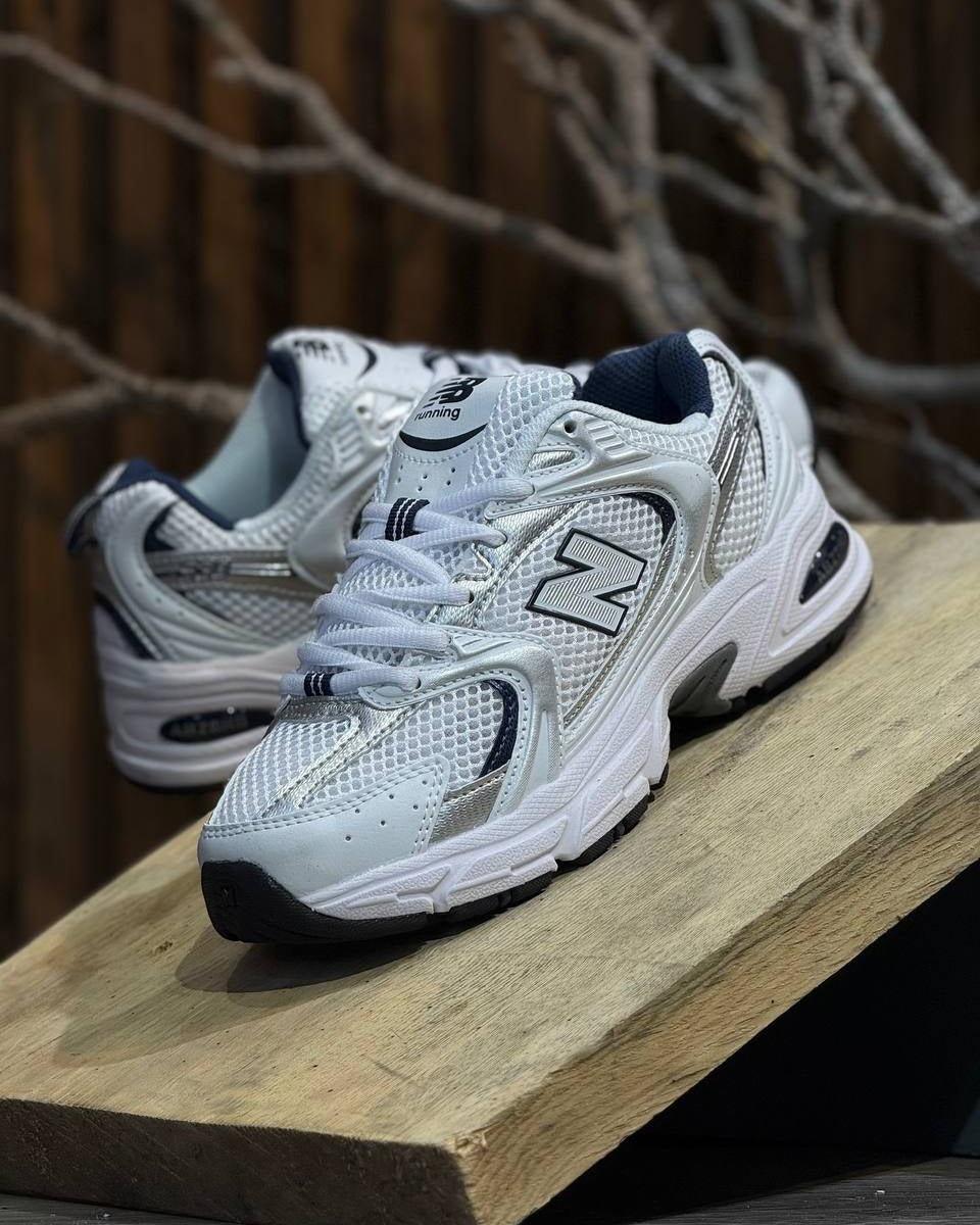 New Balance 530 (White / Silver / Navy)