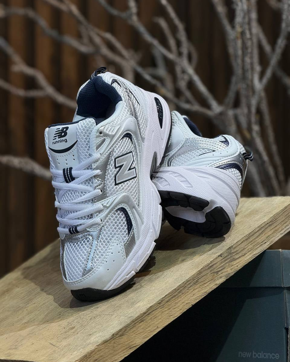 New Balance 530 (White / Silver / Navy)