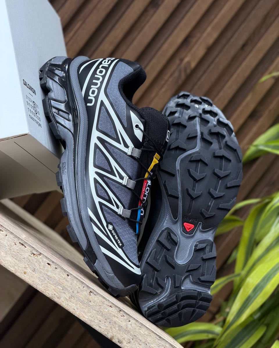 Salomon XT-6 GORE-TEX — “Black / Ebony / Lunar Rock”