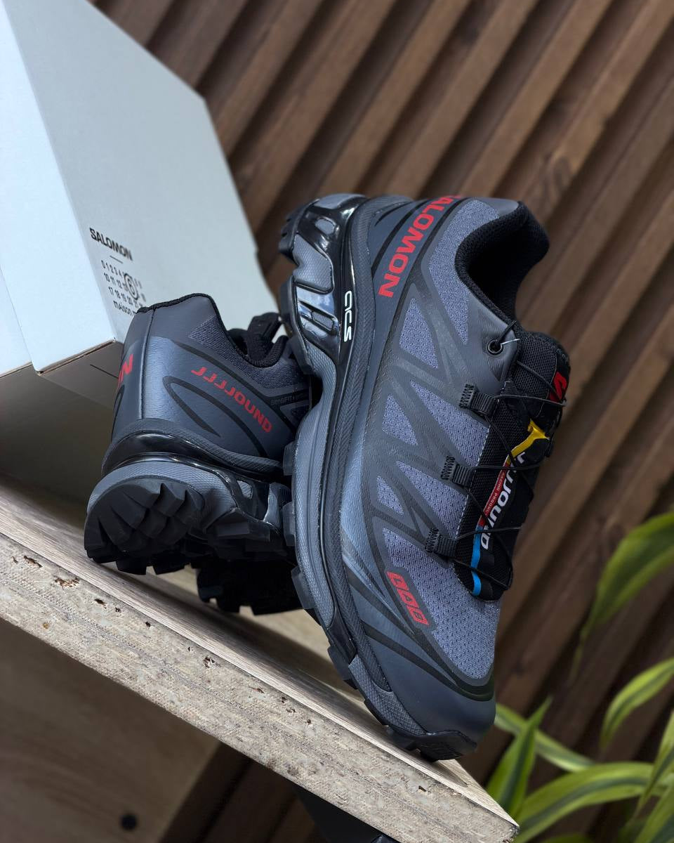 Salomon XT-6 “Ebony / Black / Fiery Red”