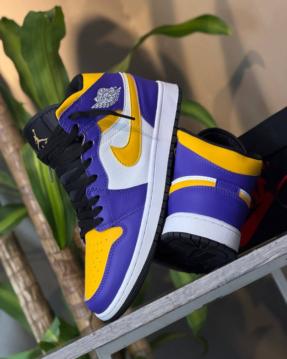 Air Jordan 1 Mid "Lakers"