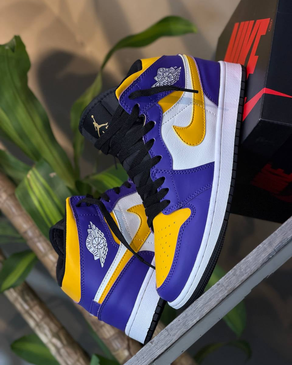 Air Jordan 1 Mid "Lakers"