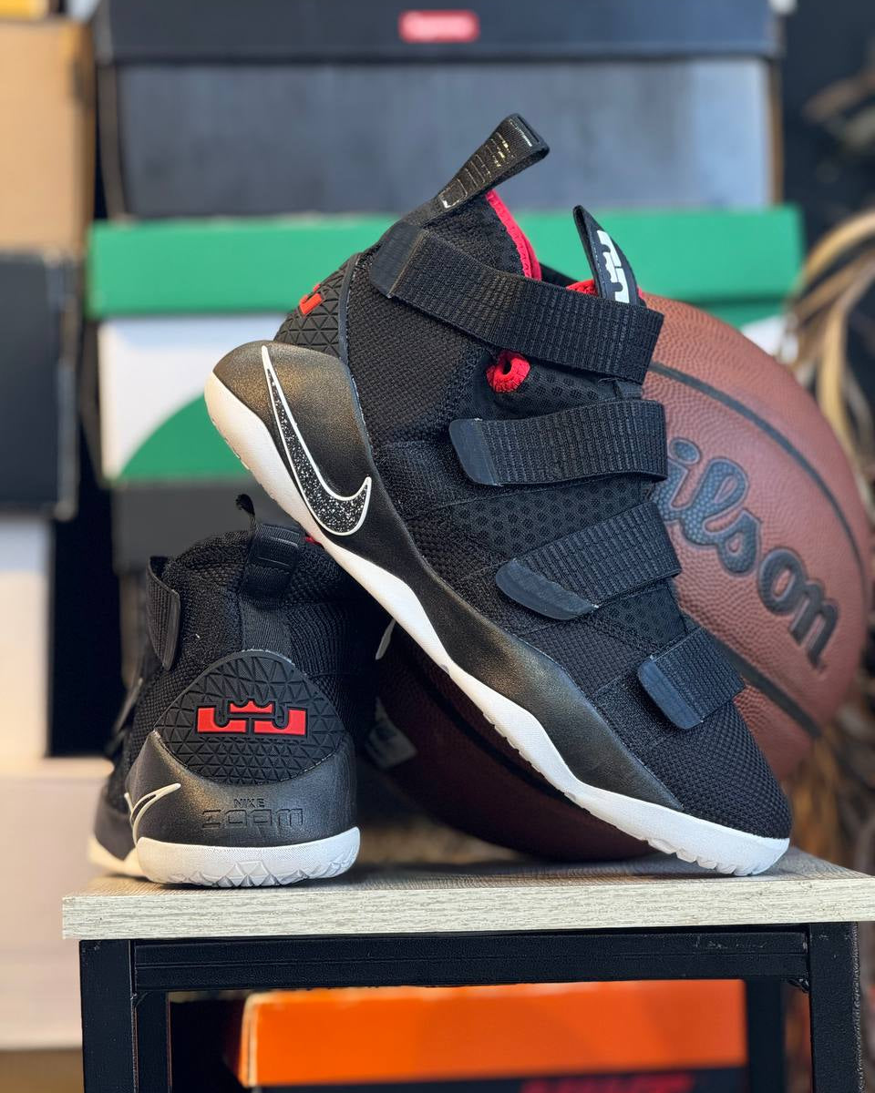 Nike LeBron Soldier 12 – Black/White/Red