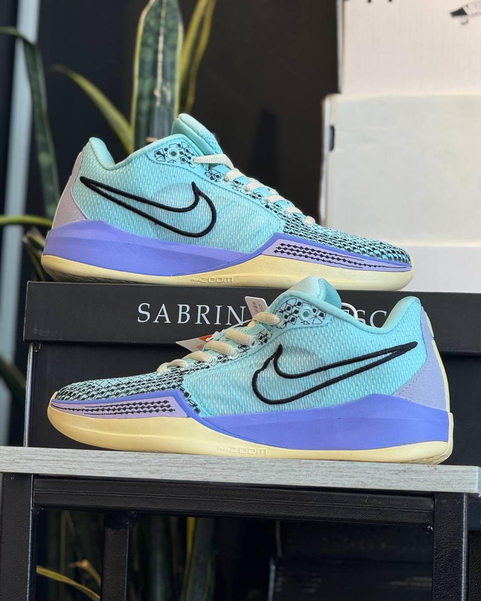 Nike Sabrina 1 “Ice Pulse / Blue Glow / Black Swoosh”