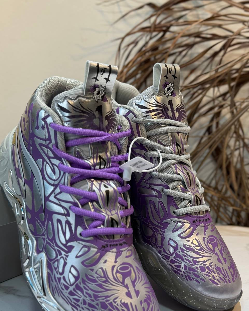 Puma MB.03 “Melo x Rick and Morty – Chrome Purple Edition”