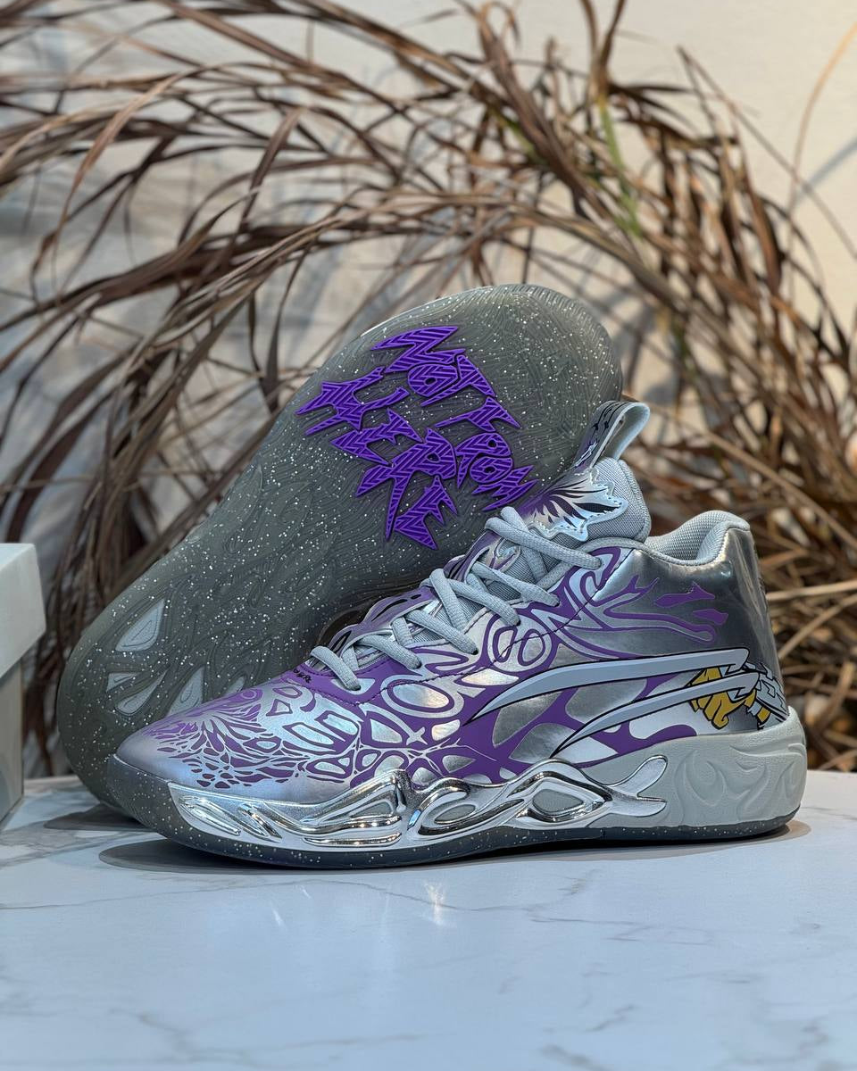 Puma MB.03 “Melo x Rick and Morty – Chrome Purple Edition”