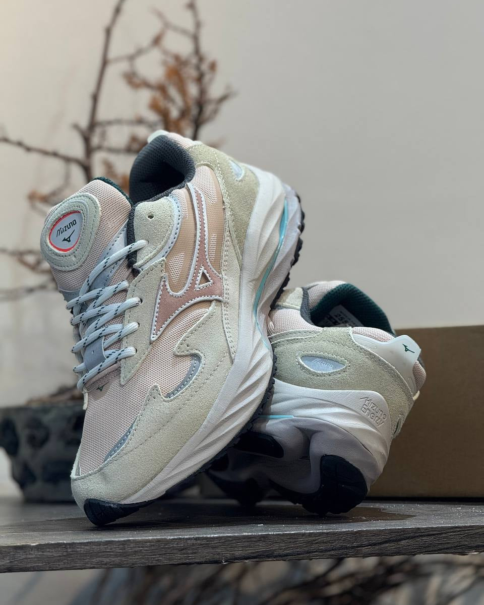 Mizuno Wave Rider 10 – Cream Beige / Pastel Pack
