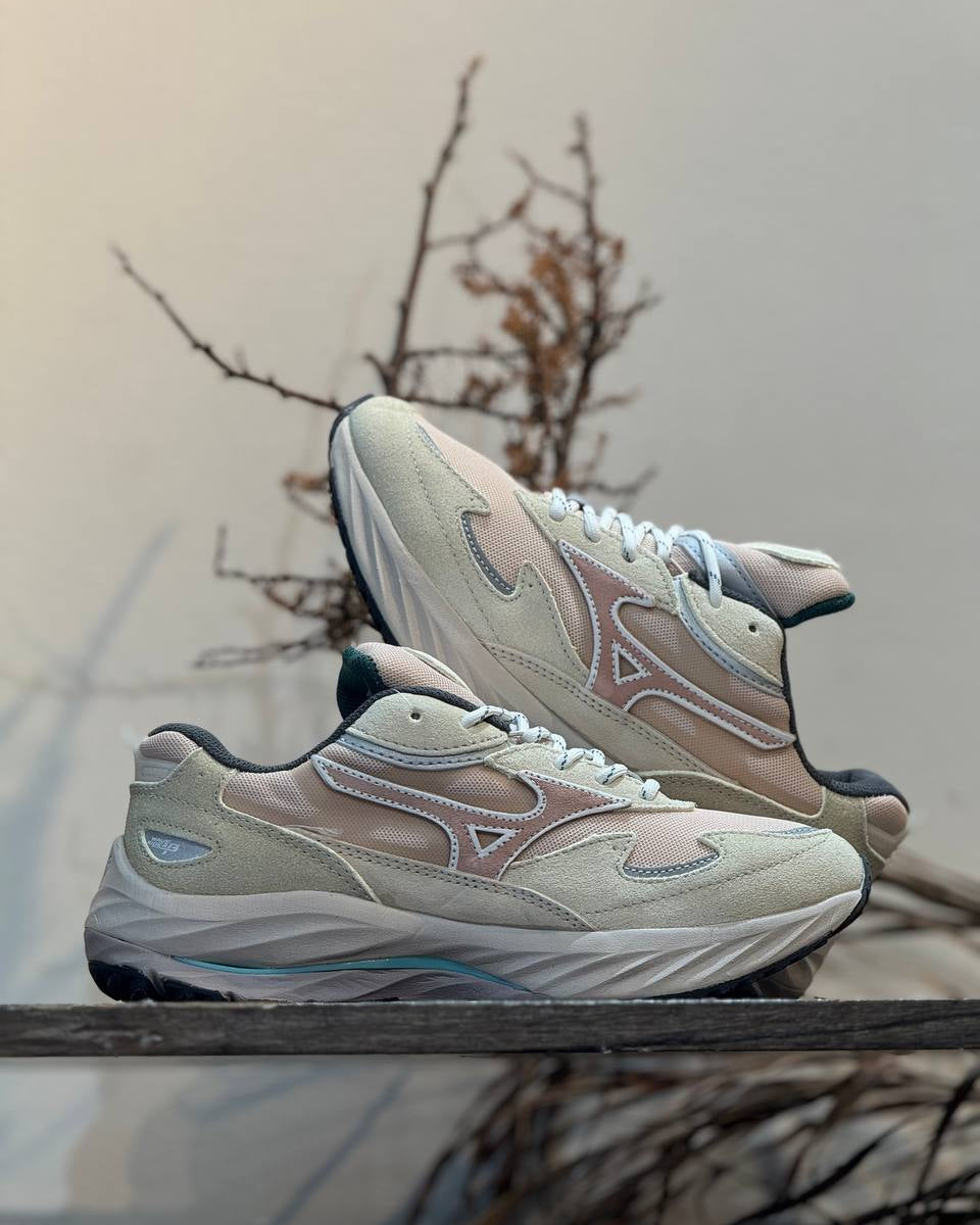 Mizuno Wave Rider 10 – Cream Beige / Pastel Pack