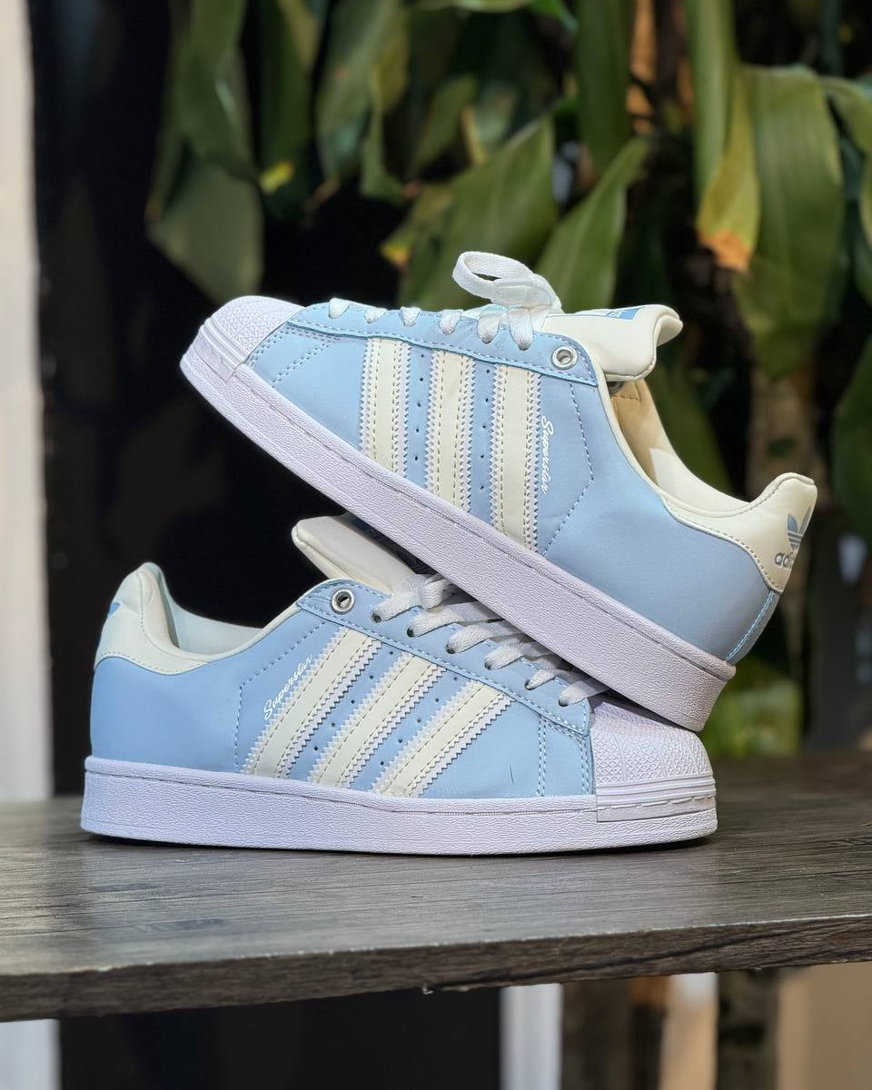 Adidas Superstar Baby Blue