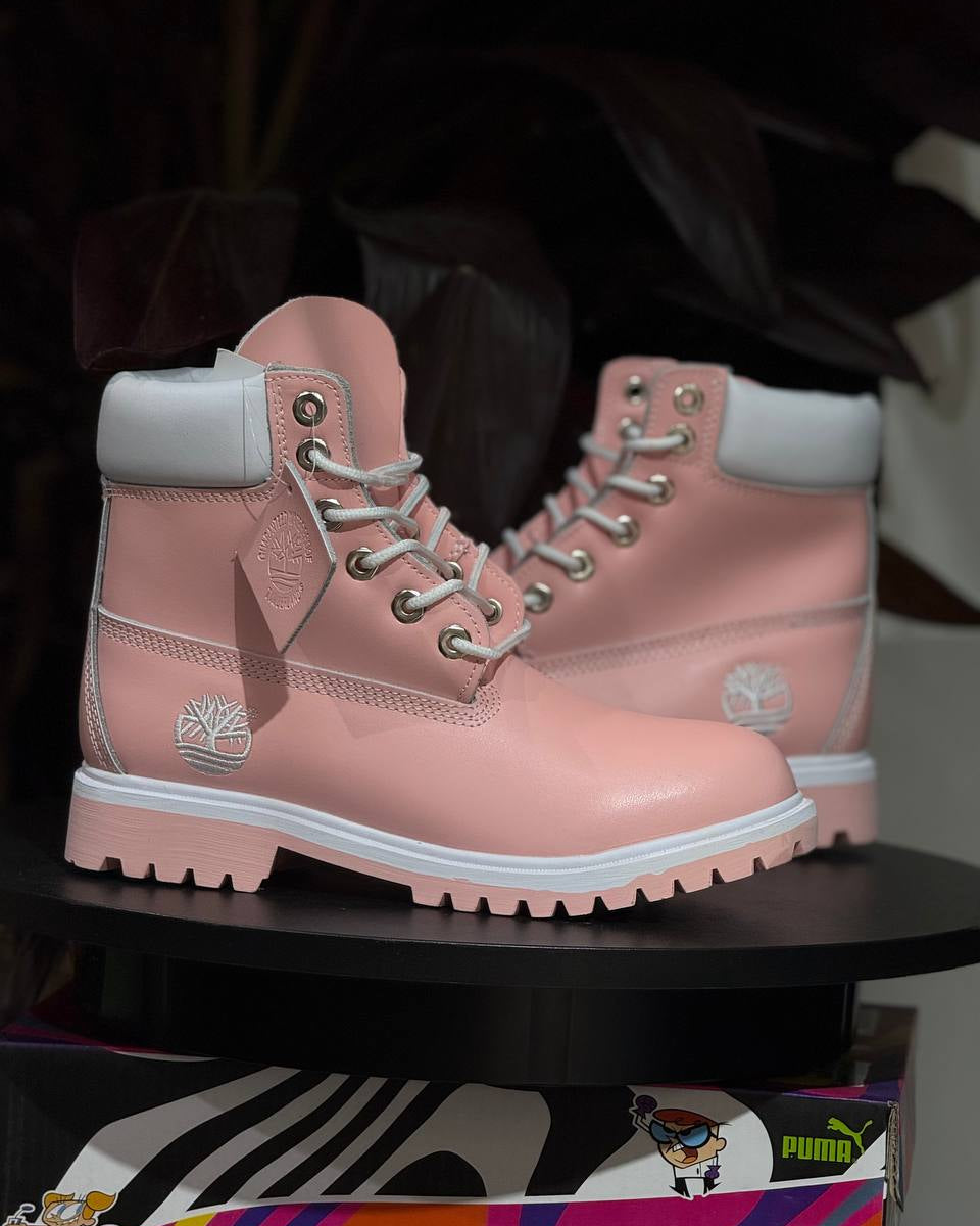 Timberland Premium en color rosa pastel