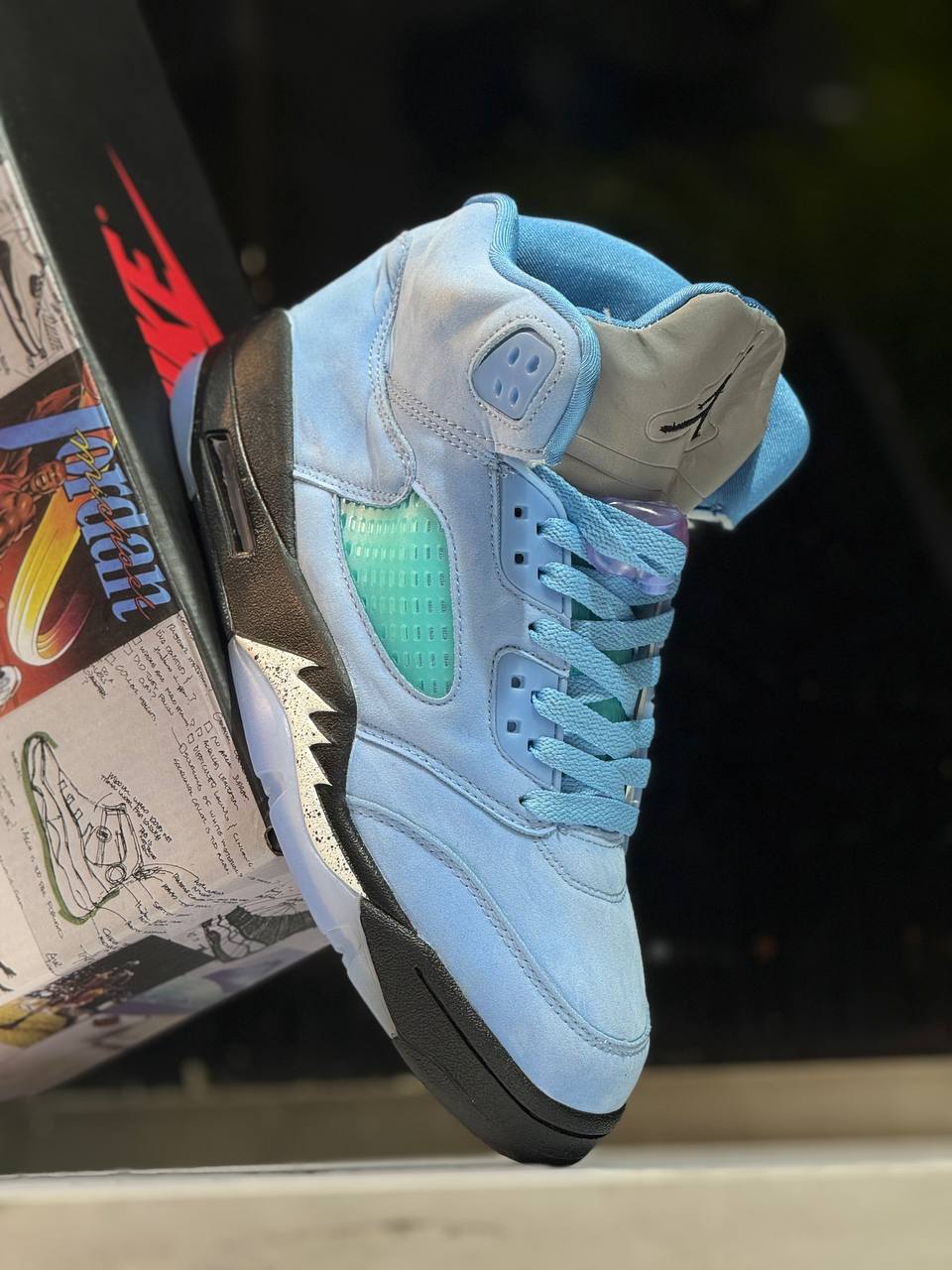 Jordan 5 Retro “UNC Blue/Aqua Ice