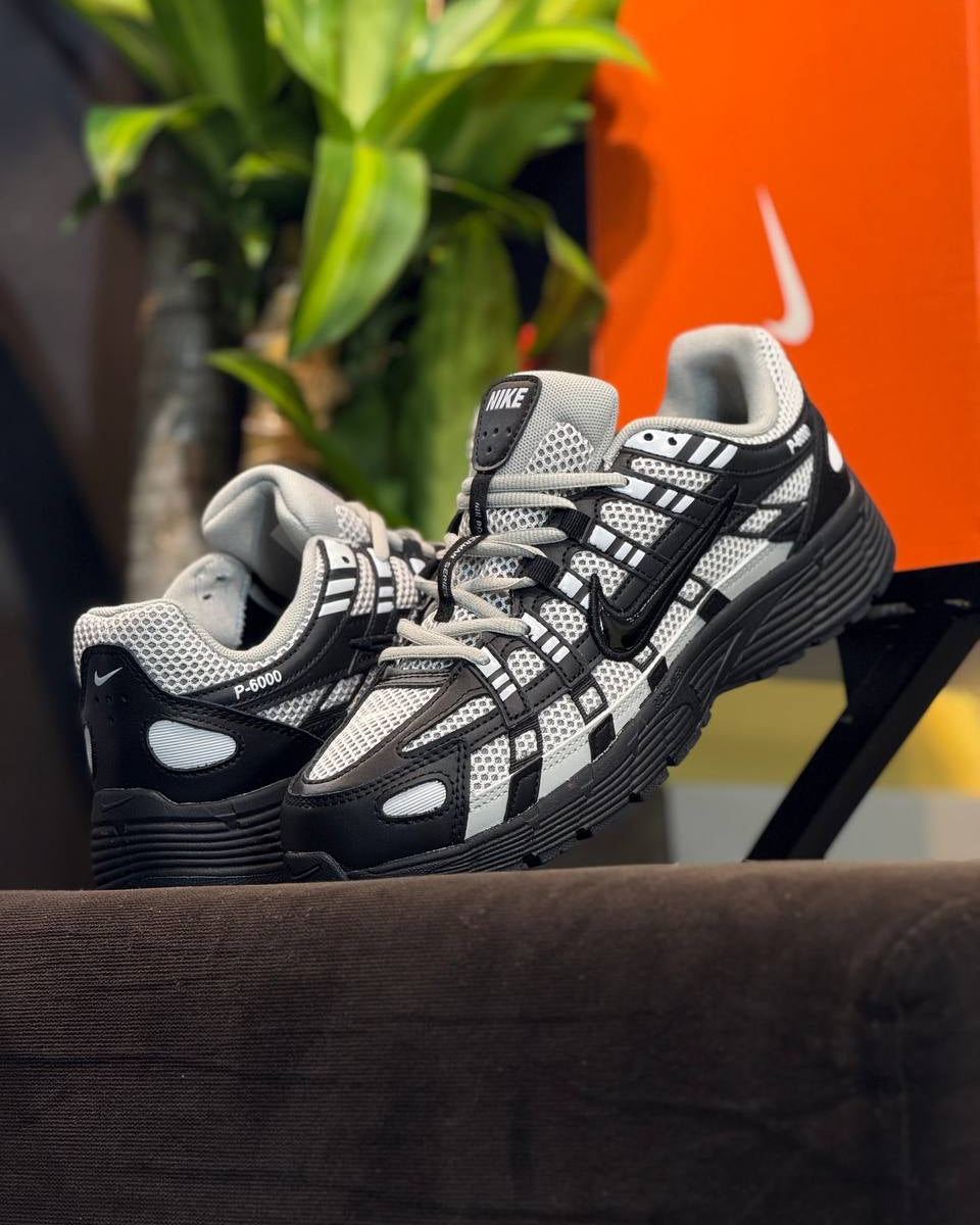 Nike P-6000 Black/White – Retro Running Vibes
