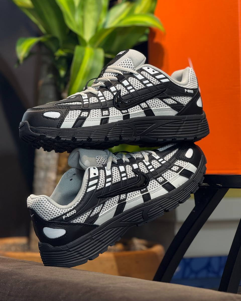 Nike P-6000 Black/White – Retro Running Vibes